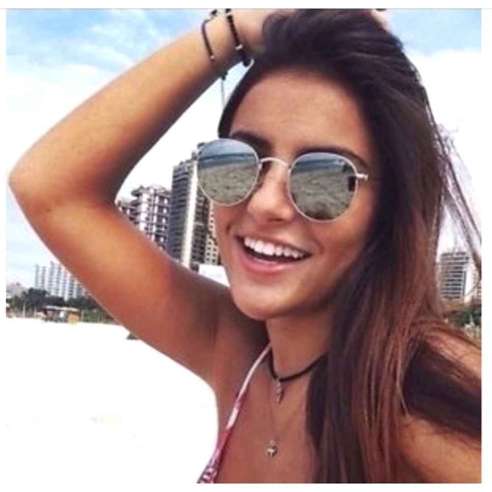Ray-Ban Silver Round Mirror Sunglasses
